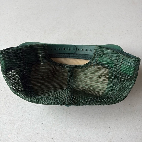 Vintage Grand Tan Tanning Studios Trucker Hat Mesh Snapback Green - Picture 4 of 6